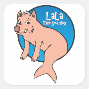 Carré LaLa : Le porc marin : Sticker