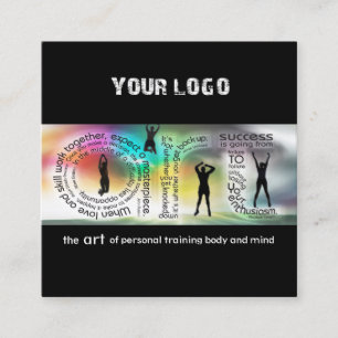 Carré L'art du Carte de visite de l'encadrement