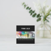 Carré L'art du Carte de visite de l'encadrement (Debout devant)