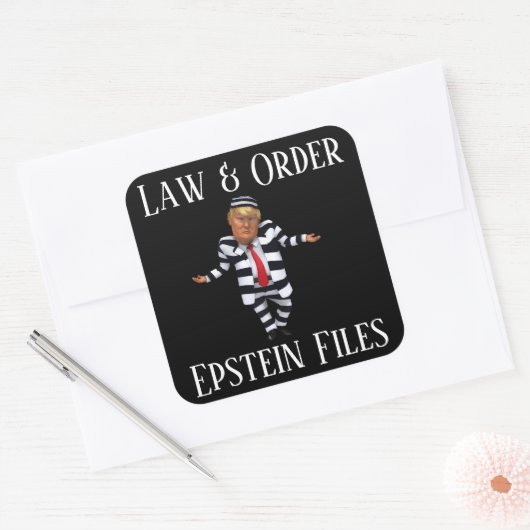 Carré Law & Order Sticker (Enveloppe)