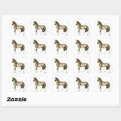 Carré le Sticker en licorne d'or (Feuille)
