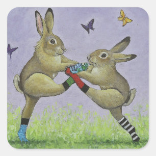 Carré Leapfrog Bunny Sticker Collection