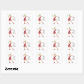 Carré Let's Dance Sticker (Feuille)