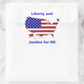 Carré Liberté et justice pour tous Sticker (Sac)