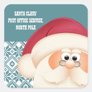 Carré Livraison spéciale du Sticker de Noël du Pôle Nord