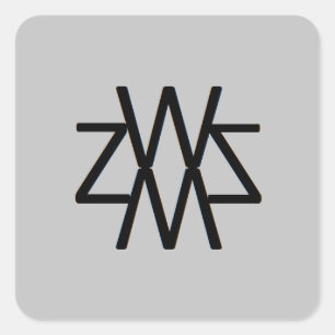 Carré Logo Sticker WZSM