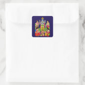 Carré Lord Satyanarayan Sticker (Sac)