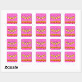 Carré Love Dancing With My Peeps Sticker (Feuille)