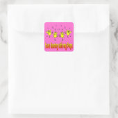 Carré Love Dancing With My Peeps Sticker (Sac)