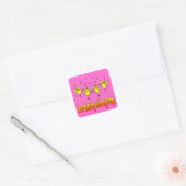 Carré Love Dancing With My Peeps Sticker (Enveloppe)