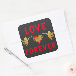 Carré Love Forever Sticker
