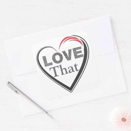 Carré Love That Sticker (Enveloppe)