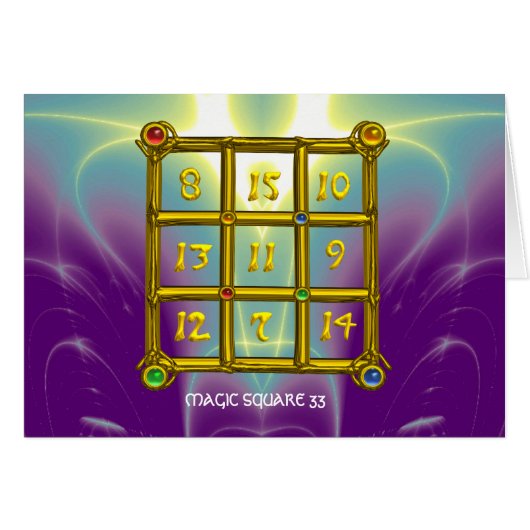 CARRÉ MAGIC 33 (Devant horizontal)