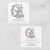 Carré Magick Baby Dragon Carte de visite (Devant / Derrière)