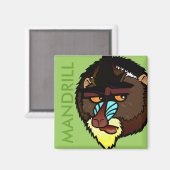 CARRÉ MANDRILL MAGNET (Recto/Verso)