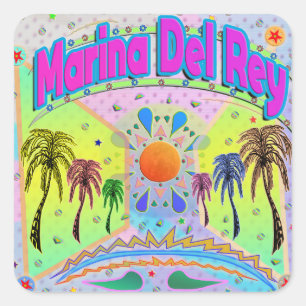 Carré Marina Del Ray Calm Desire Sticker