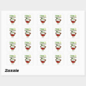 Carré Matcha Do About Nothing Shakespeare Sticker Pun (Feuille)