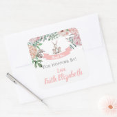 Carré Merci Pour Le Hopping Par Sticker (Enveloppe)