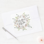 Carré Mère de la mariée Aquarelle Sticker Seal (Enveloppe)