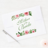 Carré Mère de la mariée Mariage Sticker Sceau (Enveloppe)