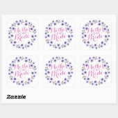 Carré Mère de la mariée Sticker Mariage Floral (Feuille)