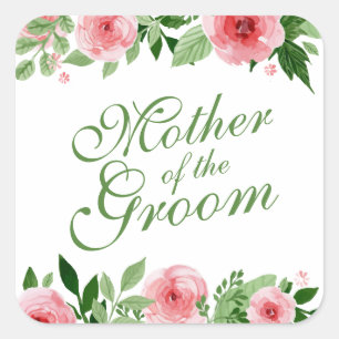 Carré Mère du Sticker Mariage Groom