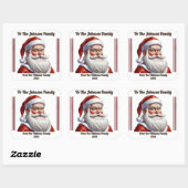 Carré Merry Christmas Joyful Sticker (Feuille)