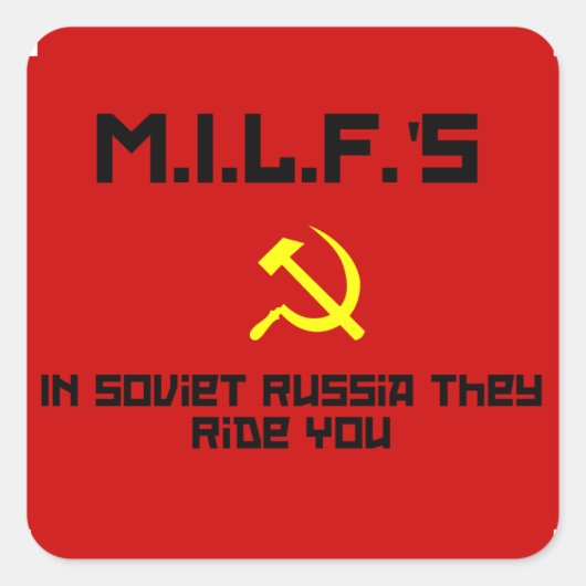 Carré MILFS - Sticker Russie (Devant)