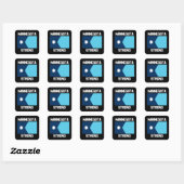 Carré Minnesota Strong Square Sticker (Feuille)
