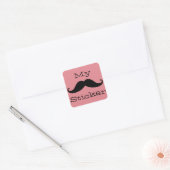 Carré Mon Sticker Moustache (Enveloppe)