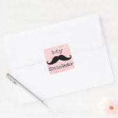 Carré Mon Sticker Moustache (Enveloppe)