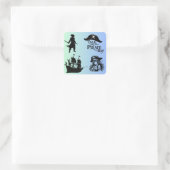 Carré Mon Sticker Pirate Unique : Adventure Await (Sac)