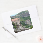 Carré Monastère de Meteora 2 Sticker (Enveloppe)