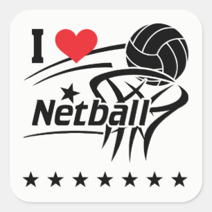 Carré Netball, J'Aime Netball, Sticker