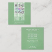 Carré Neurologue Tipographyc carte de visite (Devant / Derrière)