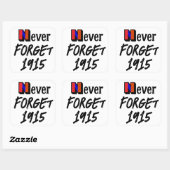 Carré Never Forget 1915 Sticker (Feuille)