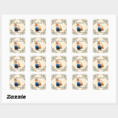 Carré Nous Ne Retournerons Pas Sticker (Feuille)