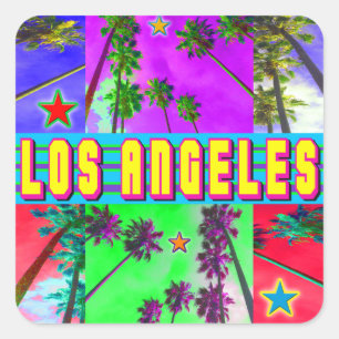 Carré Nouvelle vie : Sticker "Los Angeles"