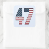 Carré Numéro 47 Sticker Set (Sac)