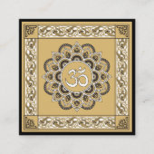 Carré OM Mandala - Carte de visite (Devant)