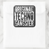 Carré Original Techno Gangster - Sticker (Sac)