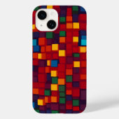 Carré ou Cube iPhone 14 Coque (Verso)