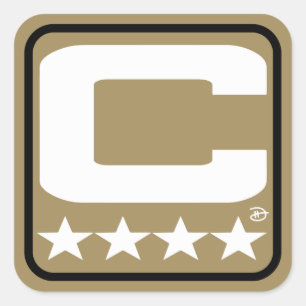 Carré Patch Champion - AUCUN Sticker Gold