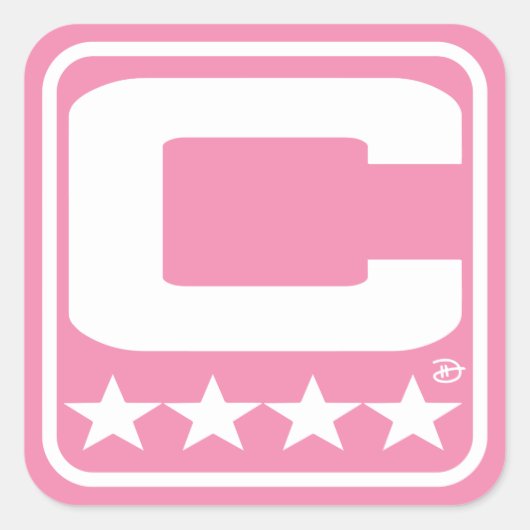 Carré Patch Champion - BC Awareness Pink Sticker (Devant)