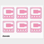 Carré Patch Champion - BC Awareness Pink Sticker (Feuille)