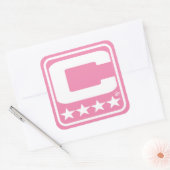 Carré Patch Champion - BC Awareness Pink Sticker (Enveloppe)