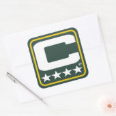 Carré Patch Champion - GB Green Sticker (Enveloppe)