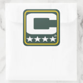 Carré Patch Champion - GB Green Sticker (Sac)
