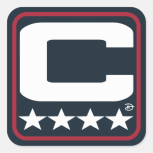 Carré Patch Champion - HOU Blue Sticker