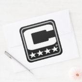 Carré Patch Champion - LV Black Sticker (Enveloppe)